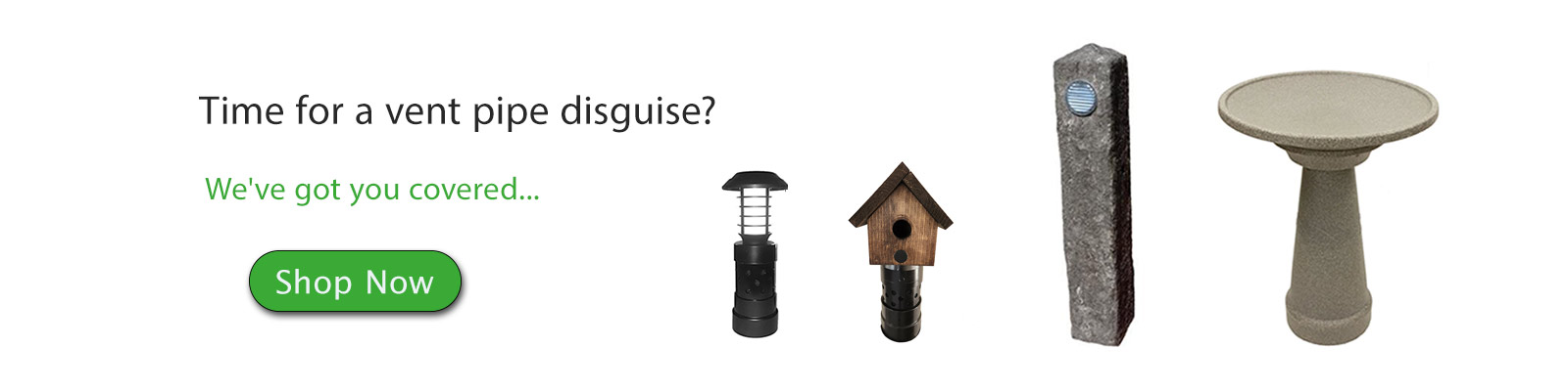 Septic Vent Disguises - Septic Systems of Maine - Vent Covers